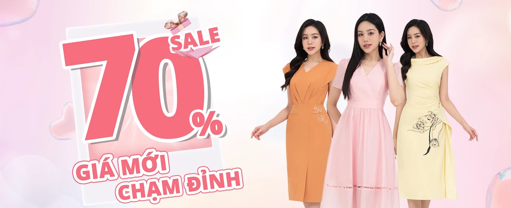 Khuyến mại giá mới chạm đỉnh — Hè sale 70%